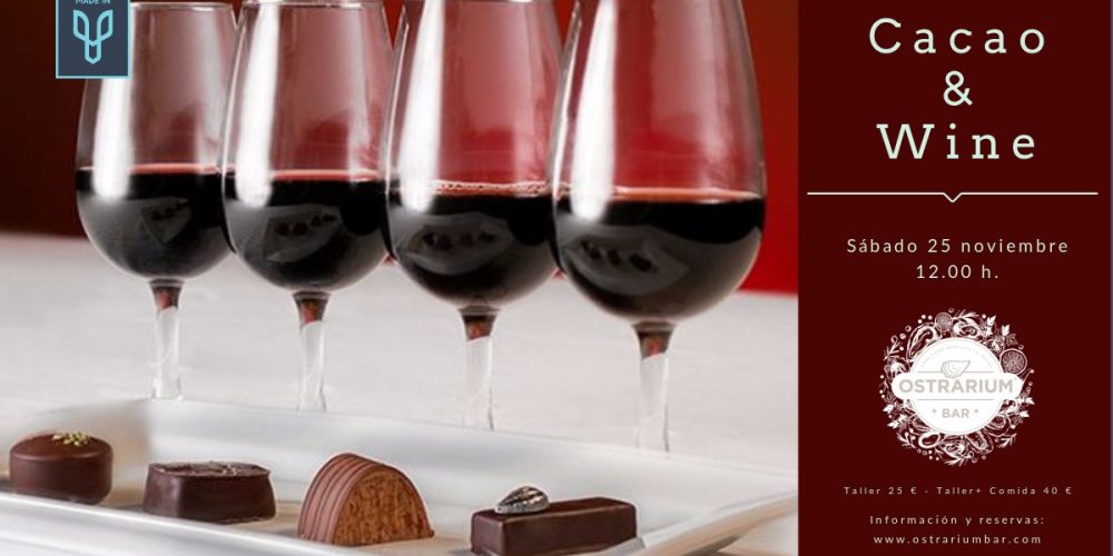 CATA MARIDAJE DE VINOS Y CHOCOLATES 25-Noviembre-2017