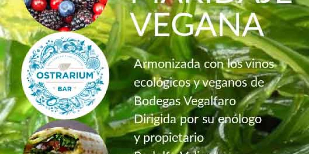 CENA MARIDAJE VEGANA