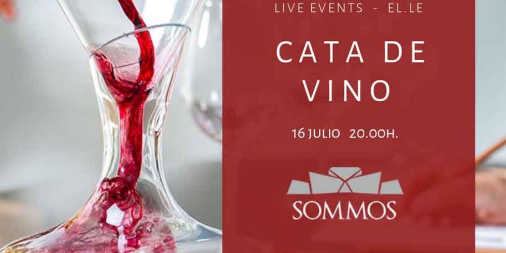 CATA DE VINO. BODEGAS SOMMOS 16-07-2018